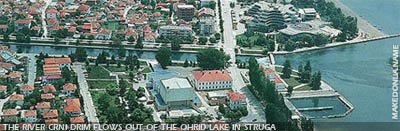 Panoramic view of Struga