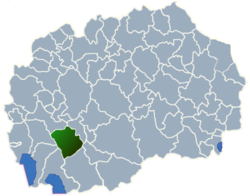 Municipality of Demir Hisar map