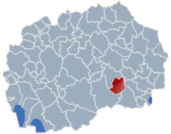 Municipality of Demir Kapija map