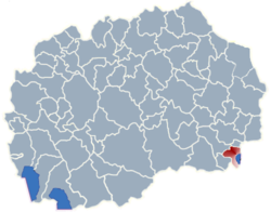 Municipality of Dojran map