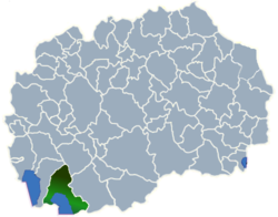 Municipality of Resen map