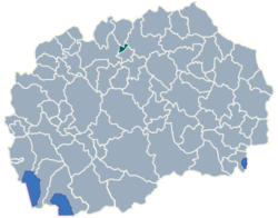 Municipality of Aracinovo location Municipality of Aracinovo map